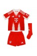 Bayern Munich Joshua Kimmich #6 Jalkapallovaatteet Lasten Kotipeliasu 2025-26 Lyhythihainen (+ Lyhyet housut)